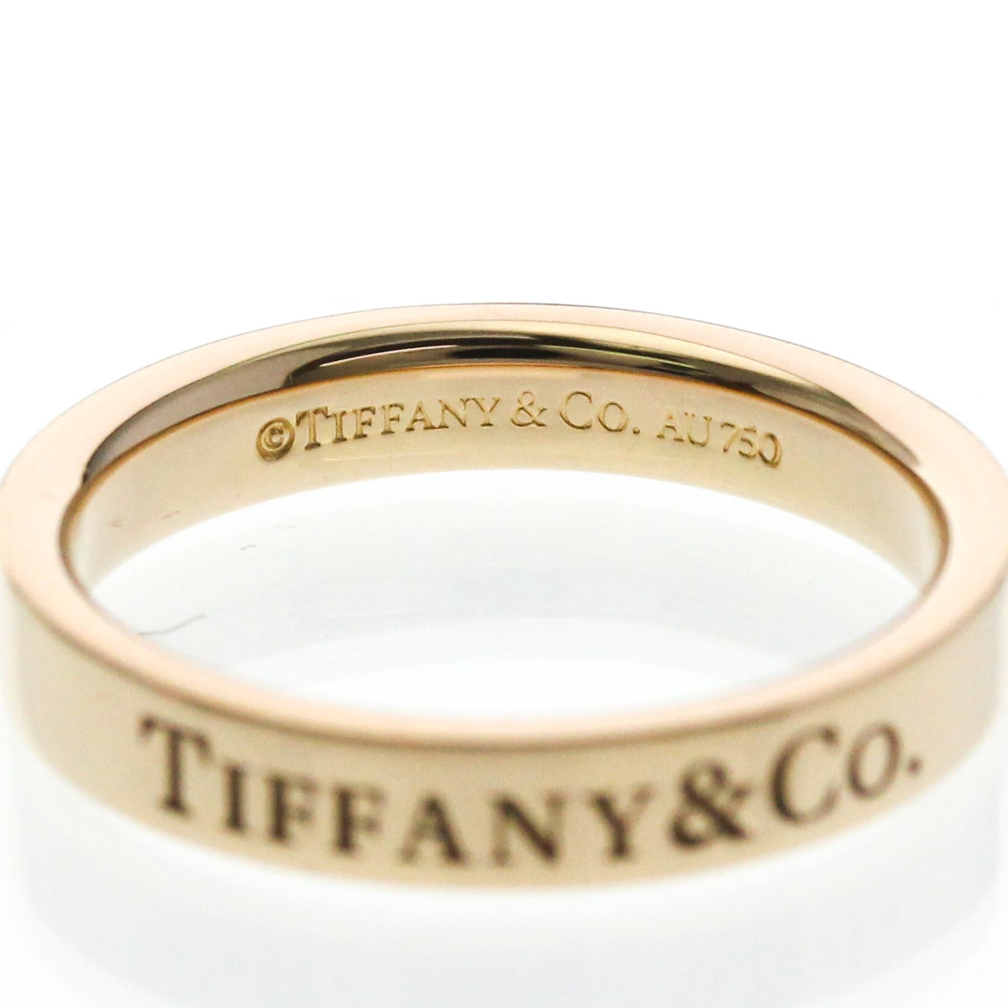 Tiffany & Co. Tiffany Flat Band Ring Pink Gold (18K) Fashion No Stone Band Ring Pink Gold Size ONE SIZE - 5 Thumbnail