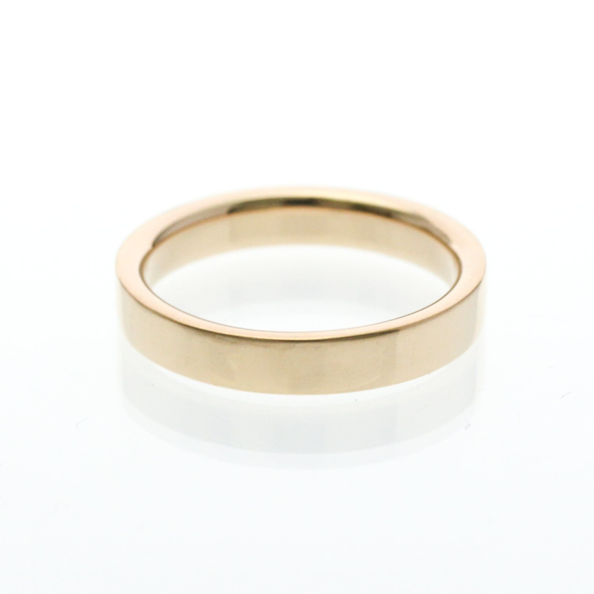 Tiffany & Co. Tiffany Flat Band Ring Pink Gold (18K) Fashion No Stone Band Ring Pink Gold Size ONE SIZE - 3 Thumbnail