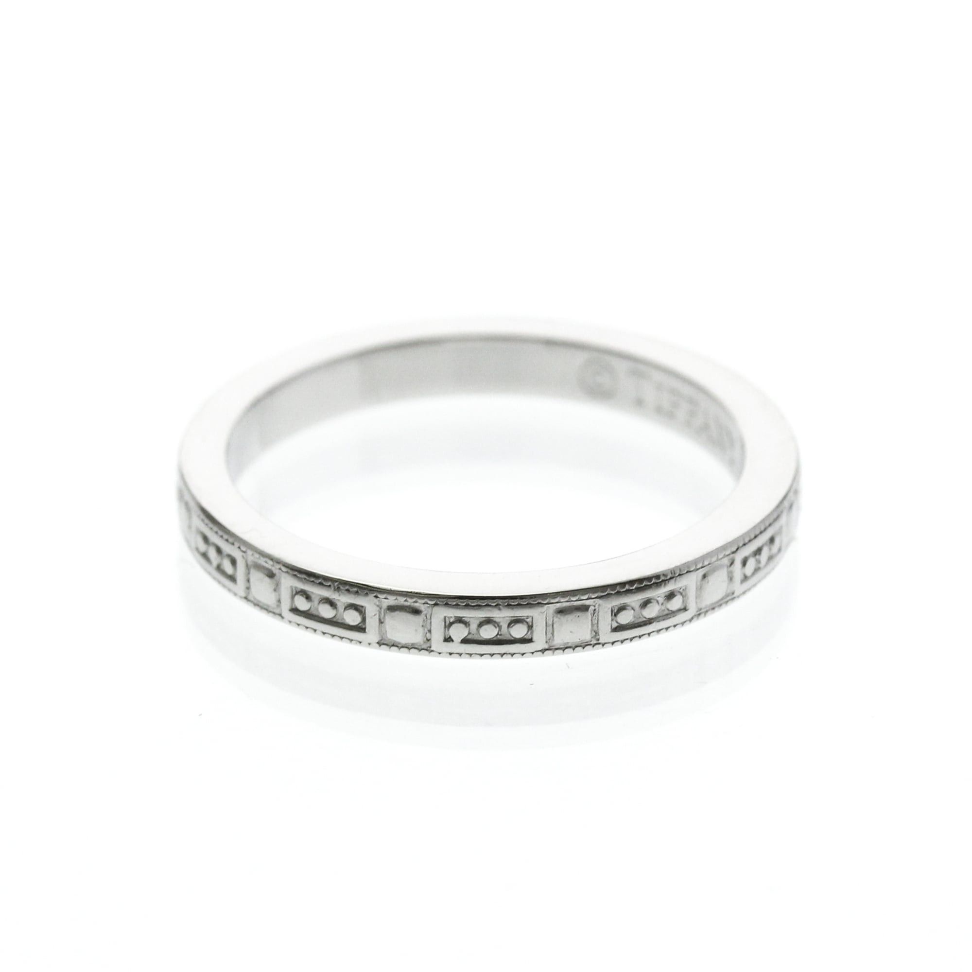 Tiffany & Co. Tiffany Legacy Ring Platinum Fashion No Stone Band Ring Silver Size ONE SIZE - 2 Thumbnail