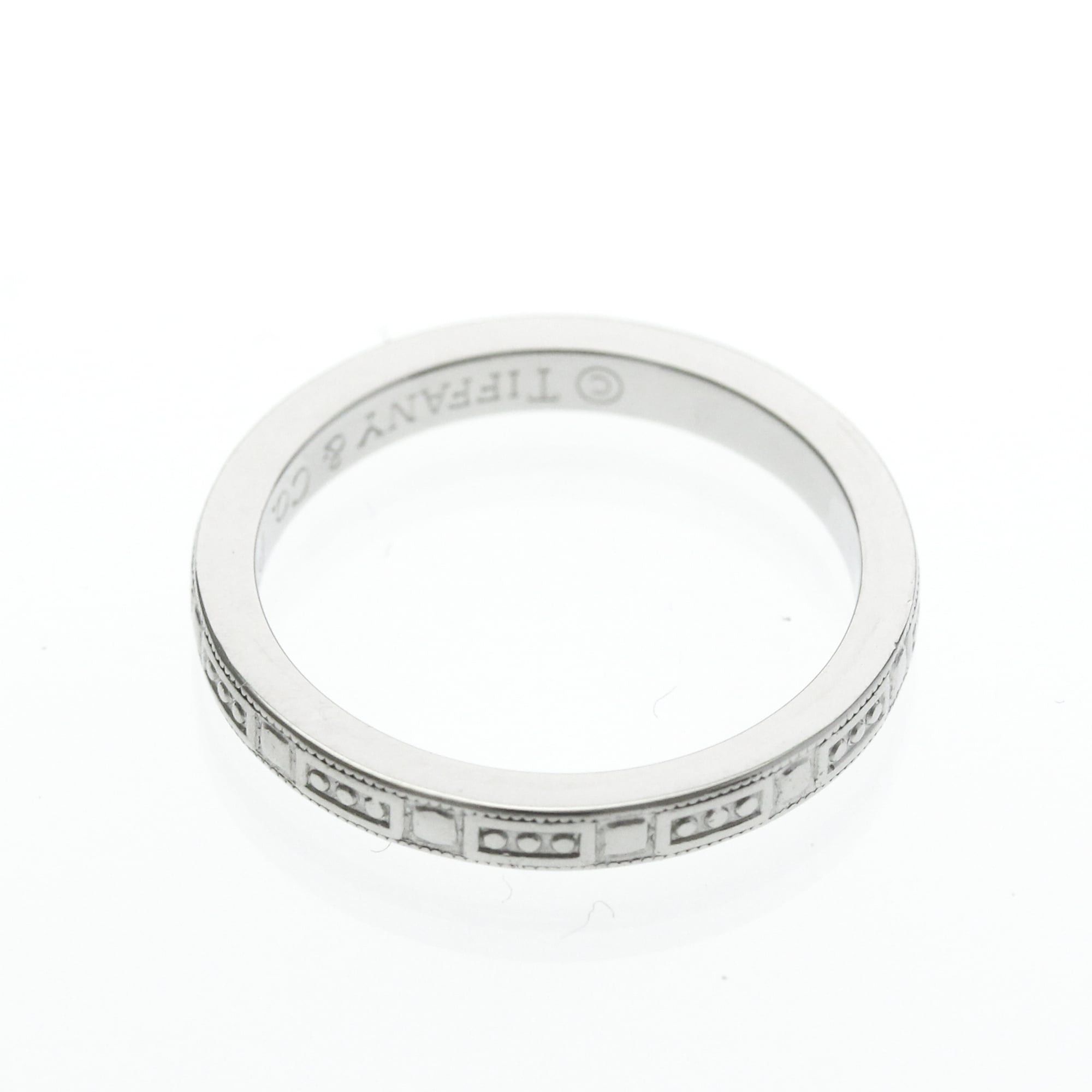 Tiffany & Co. Tiffany Legacy Ring Platinum Fashion No Stone Band Ring Silver Size ONE SIZE - 9 Thumbnail