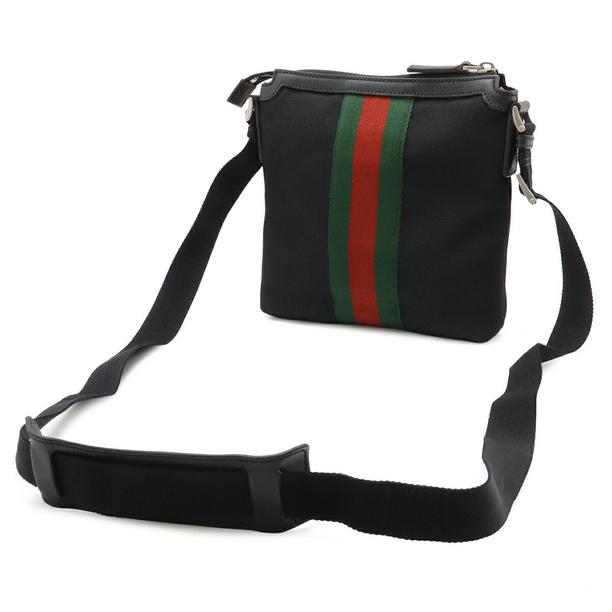 Gucci Gucci Gucci Nylon Canvas Shoulder Bag Textile Shoulder Bag 631195 DUTY FREE for USA Size ONE SIZE - 2 Thumbnail