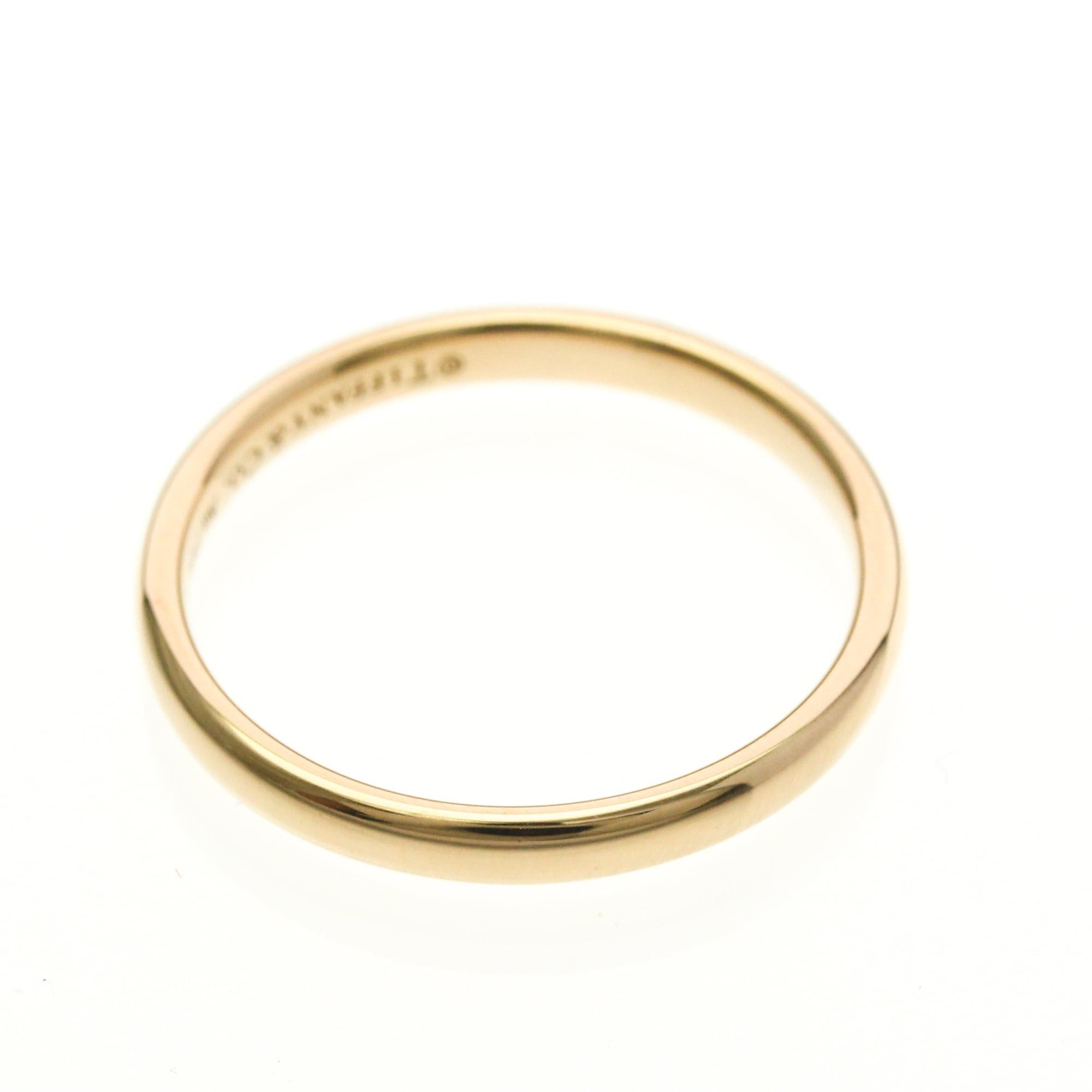 Tiffany & Co. Tiffany Wedding Rings Pink Gold (18K) Fashion No Stone Band Ring Pink Gold Size ONE SIZE - 9 Thumbnail