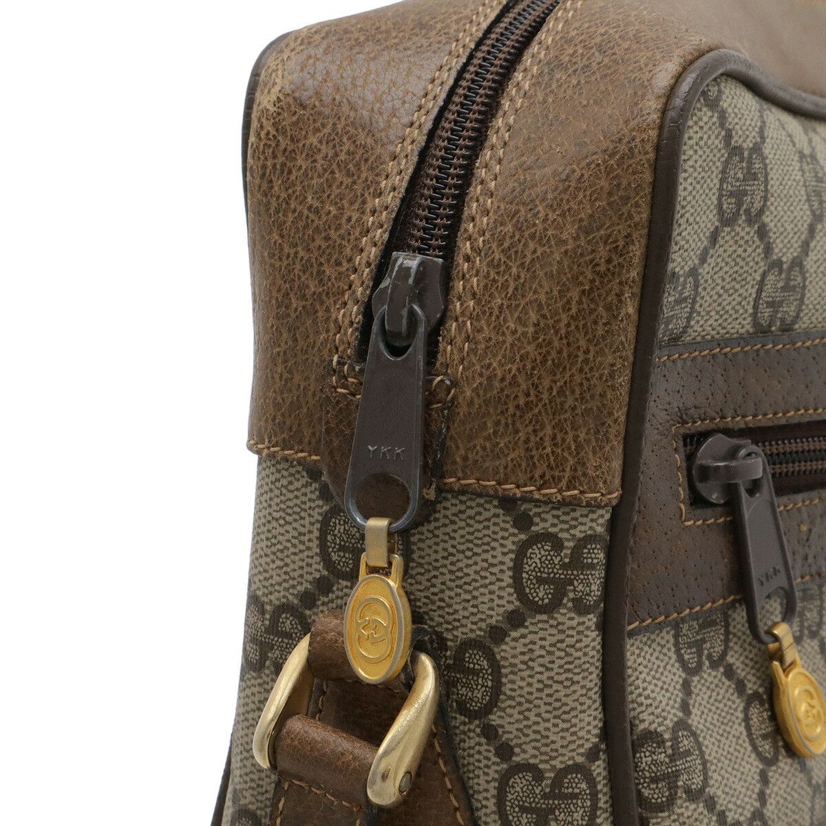 Gucci Gucci Gucci GG Plus Coated Canvas Shoulder Bag Textile Shoulder Bag 72.02.005 DUTY FREE for USA Size ONE SIZE - 4 Thumbnail