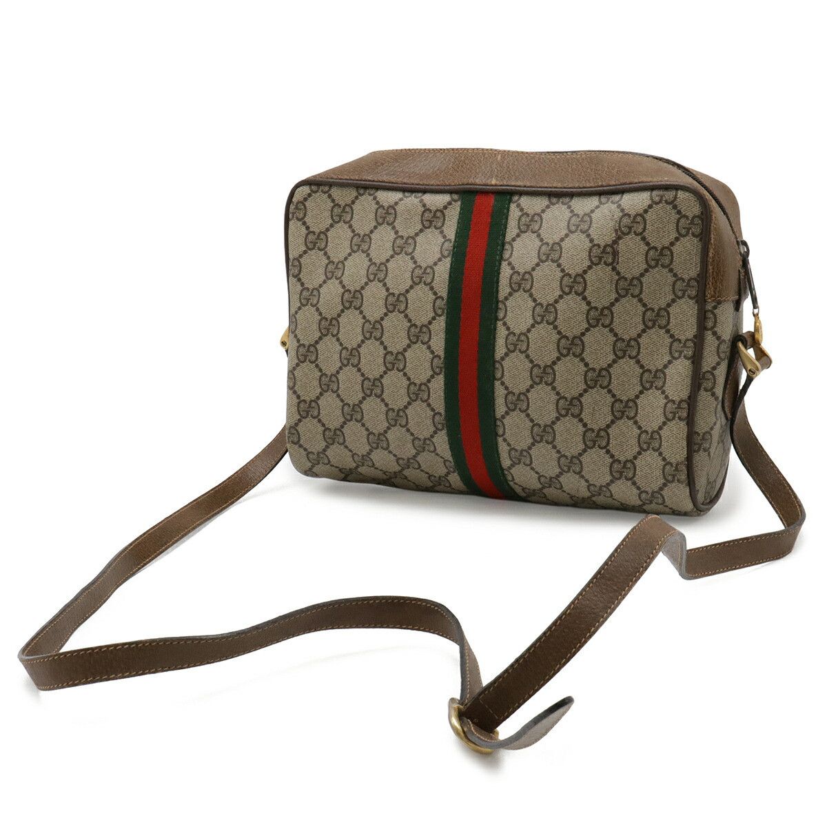Gucci Gucci Gucci GG Plus Coated Canvas Shoulder Bag Textile Shoulder Bag 72.02.005 DUTY FREE for USA Size ONE SIZE - 2 Thumbnail