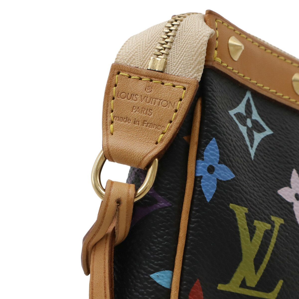 Louis Vuitton Louis Vuitton Louis Vuitton Monogram Multicolore Accessory Pouch Textile Vanity Bag M92648 DUTY FREE for USA Size ONE SIZE - 6 Thumbnail