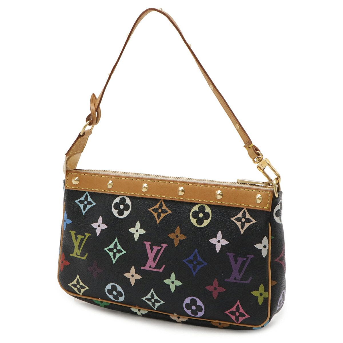 Louis Vuitton Louis Vuitton Louis Vuitton Monogram Multicolore Accessory Pouch Textile Vanity Bag M92648 DUTY FREE for USA Size ONE SIZE - 2 Thumbnail