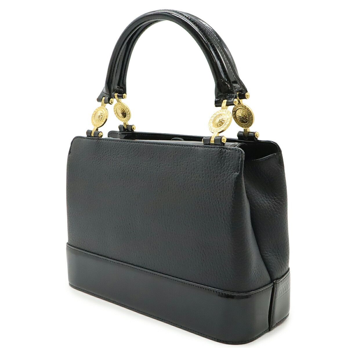 Versace Versace Gianni Versace Leather Patent Leather Handbag Leather Handbag DUTY FREE for USA Size ONE SIZE - 2 Thumbnail