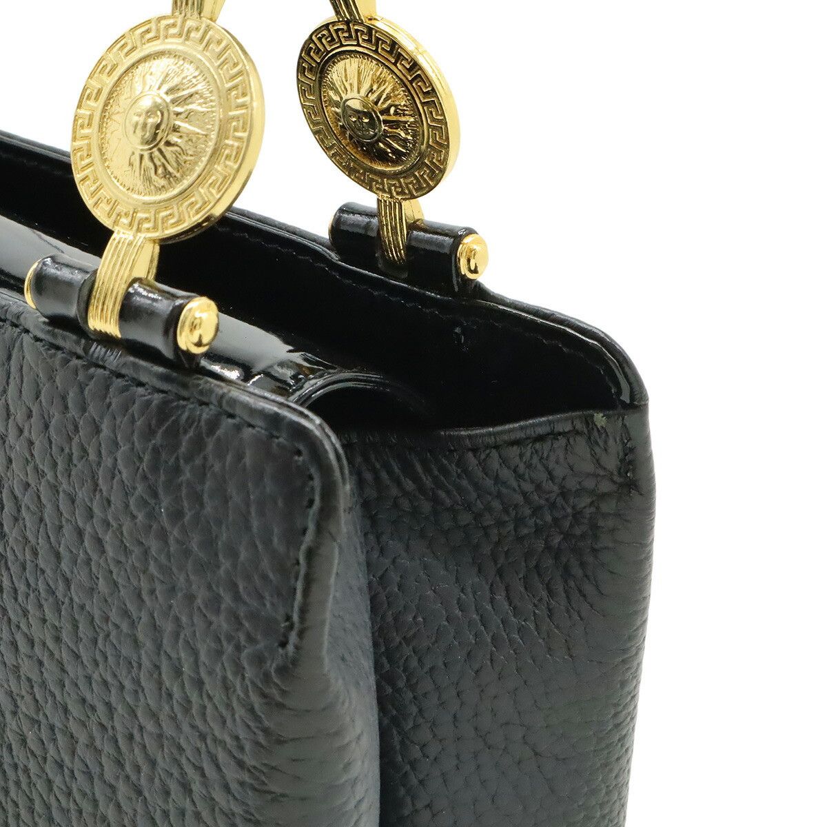 Versace Versace Gianni Versace Leather Patent Leather Handbag Leather Handbag DUTY FREE for USA Size ONE SIZE - 6 Thumbnail