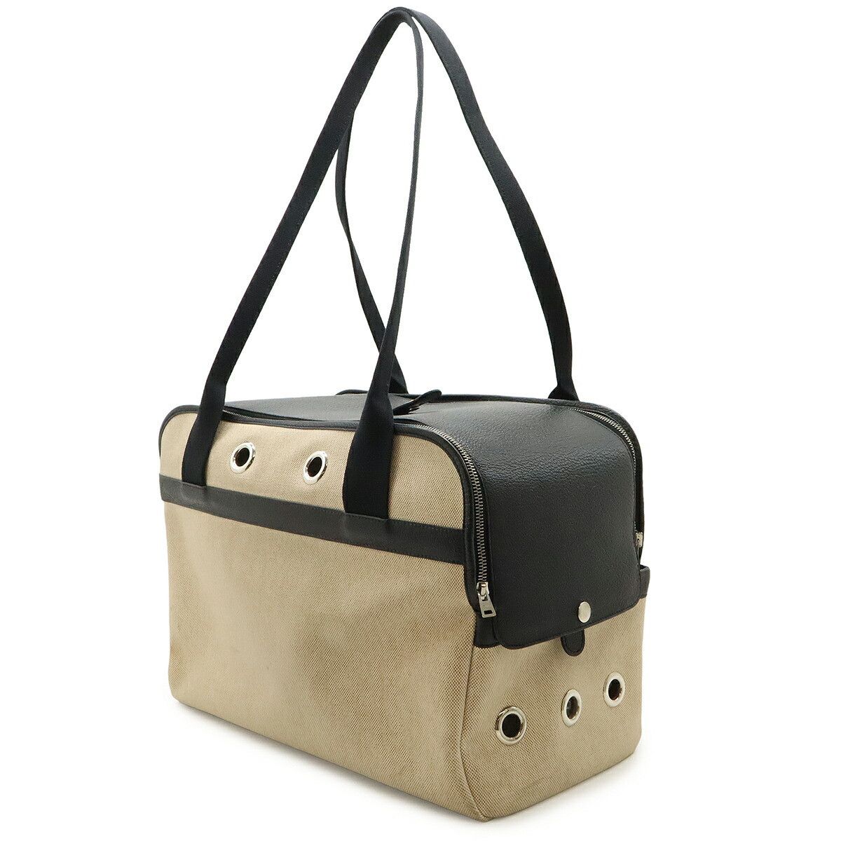 Hermes Hermes Hermes Sac de Transport Toile H Leather Pet Carrier Leather Pet Bag DUTY FREE for USA Size ONE SIZE - 2 Thumbnail