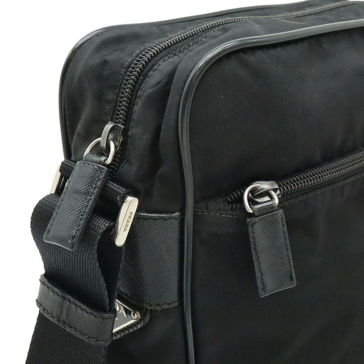 Prada Prada Prada Nylon Leather Shoulder Bag Textile Shoulder Bag V160 DUTY FREE for USA Size ONE SIZE - 6 Thumbnail