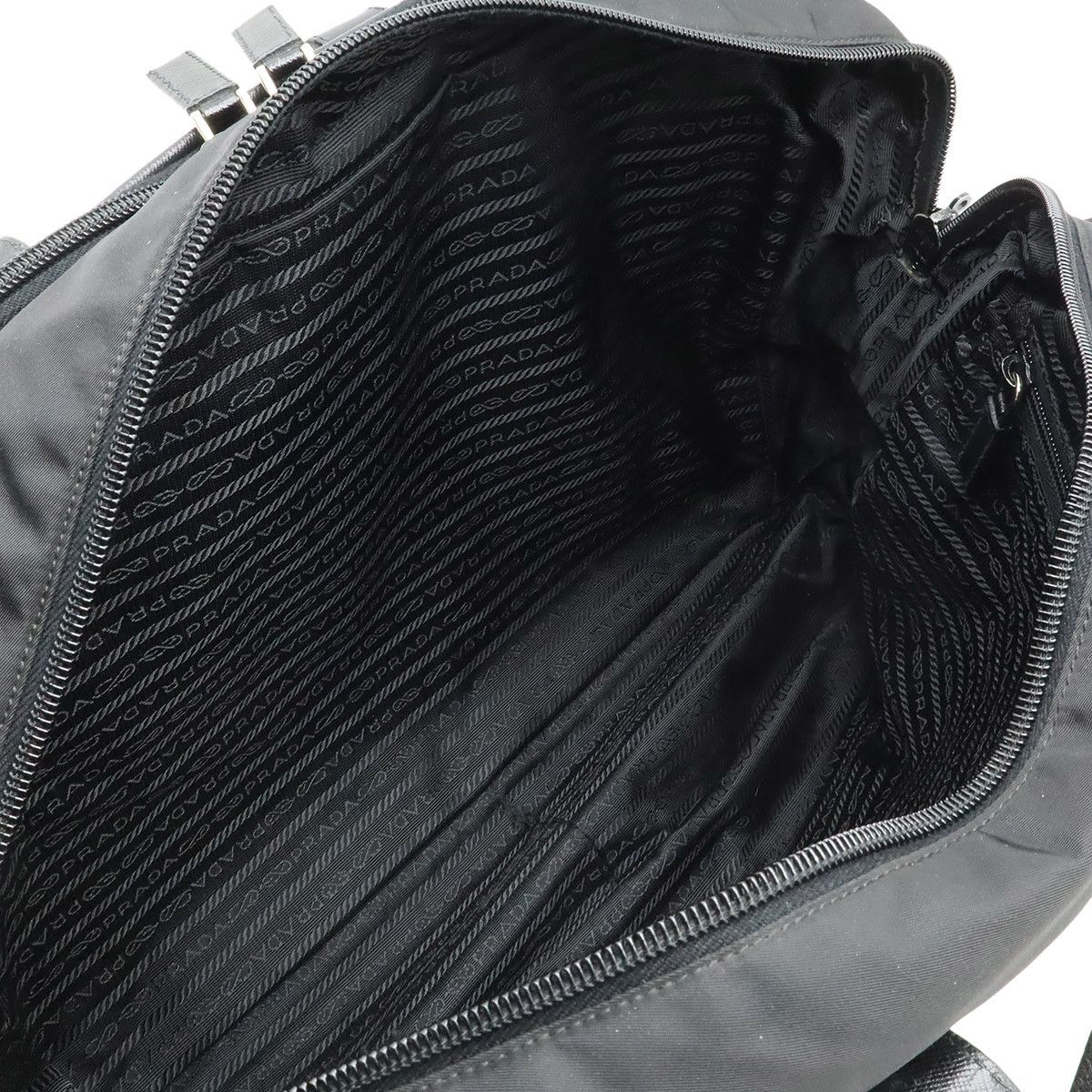 Prada Prada Prada Nylon Business Briefcase Leather Business Bag 2VE407 DUTY FREE for USA Size ONE SIZE - 6 Thumbnail