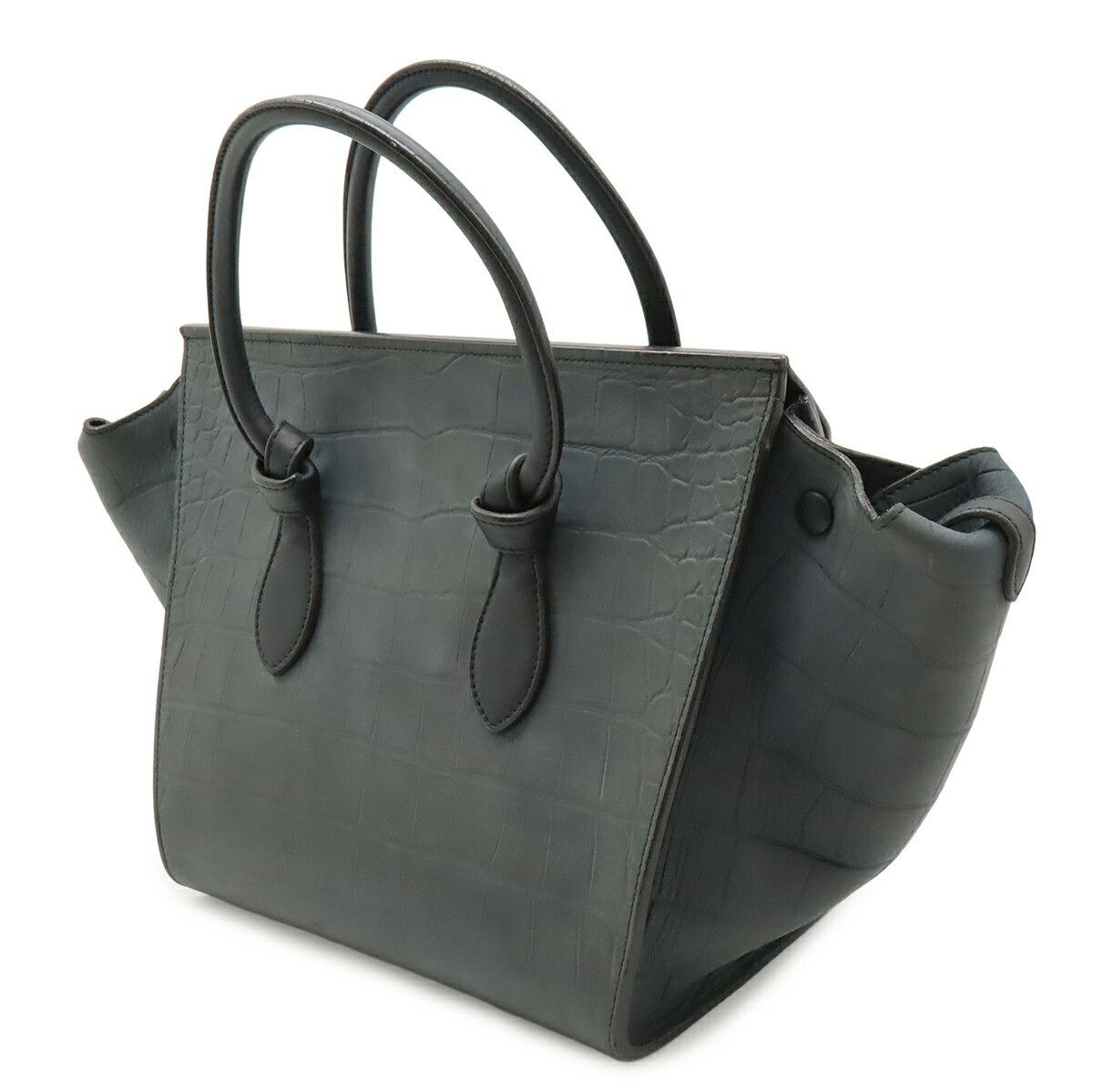 Celine Celine Celine Tie Leather Handbag Leather Tote Bag 173823 DUTY FREE for USA Size ONE SIZE - 2 Thumbnail