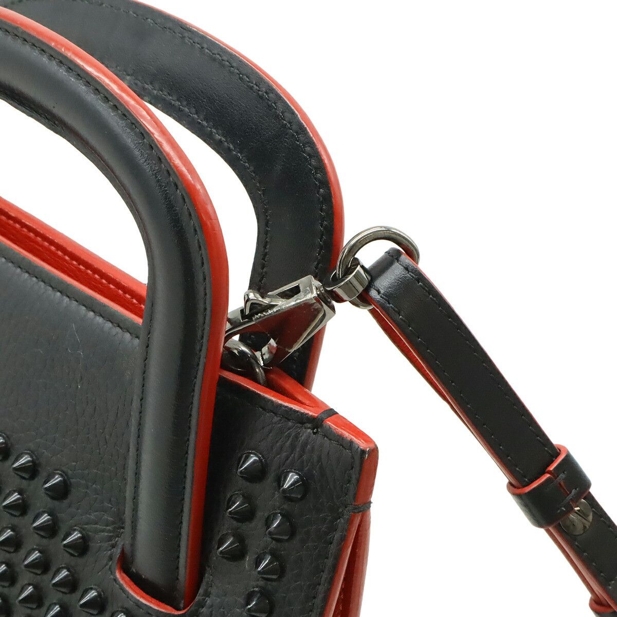 Christian Louboutin Christian Louboutin Christian Louboutin TRIC TRAC Small Leather 3way Handbag Leather Shoulder Bag 1165005 DUTY FREE for USA Size ONE SIZE - 7 Thumbnail