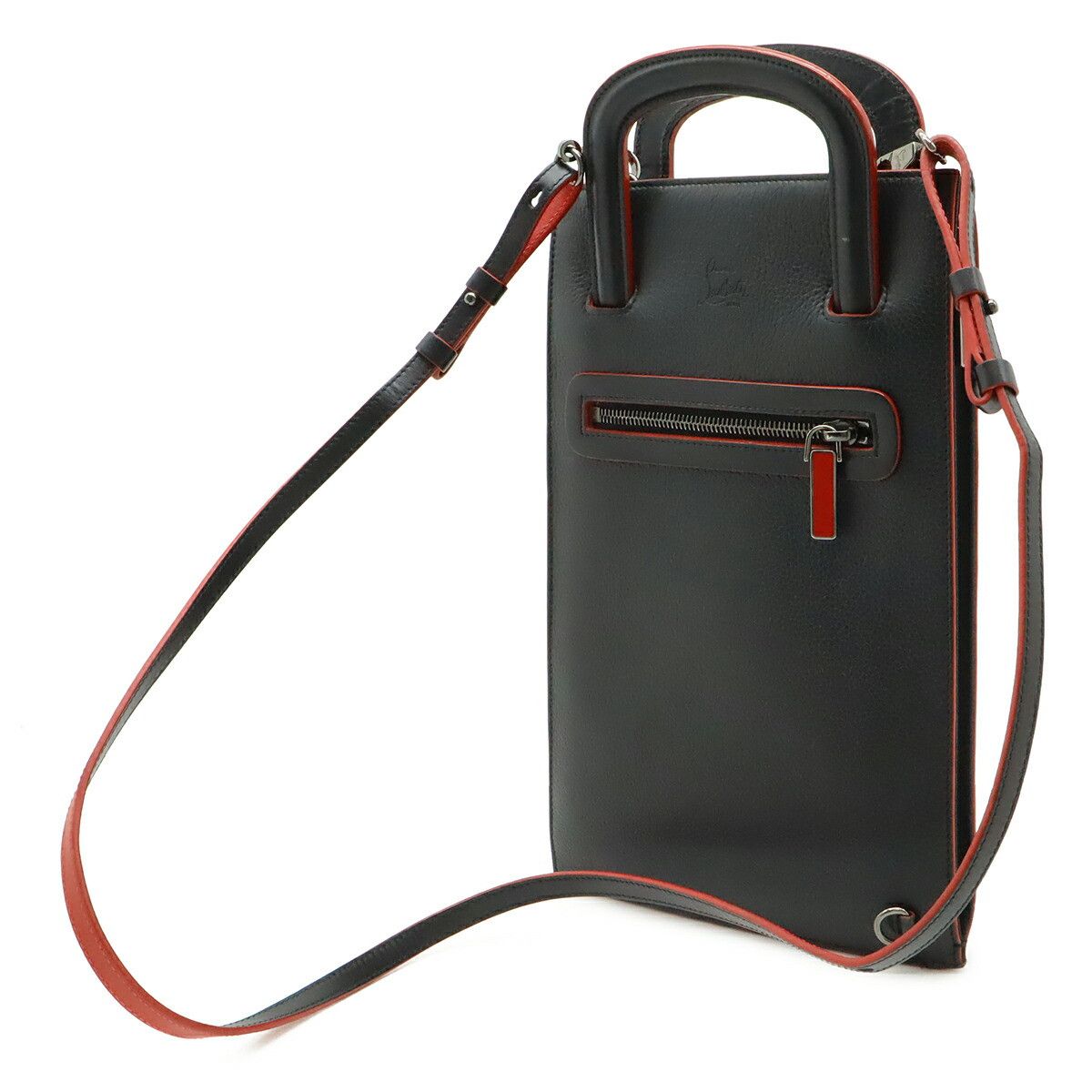 Christian Louboutin Christian Louboutin Christian Louboutin TRIC TRAC Small Leather 3way Handbag Leather Shoulder Bag 1165005 DUTY FREE for USA Size ONE SIZE - 2 Thumbnail