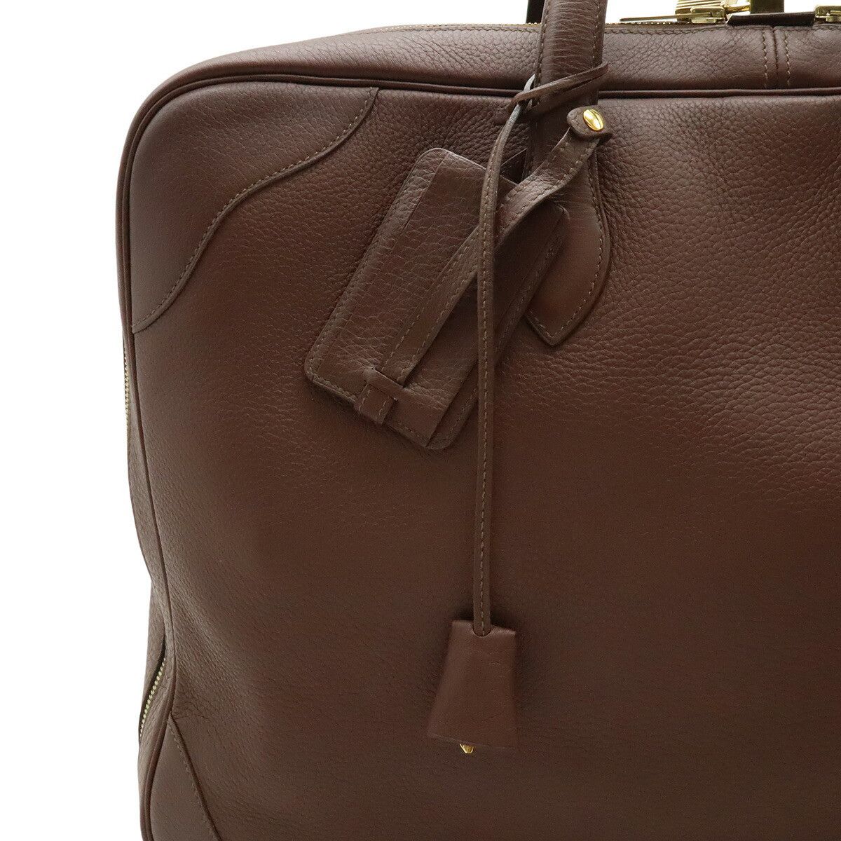 Hermes Hermes Hermes Victoria50 Taurillon Clemence Boston Bag Leather Travel Bag Stamp C (1999) DUTY FREE for USA Size ONE SIZE - 7 Thumbnail