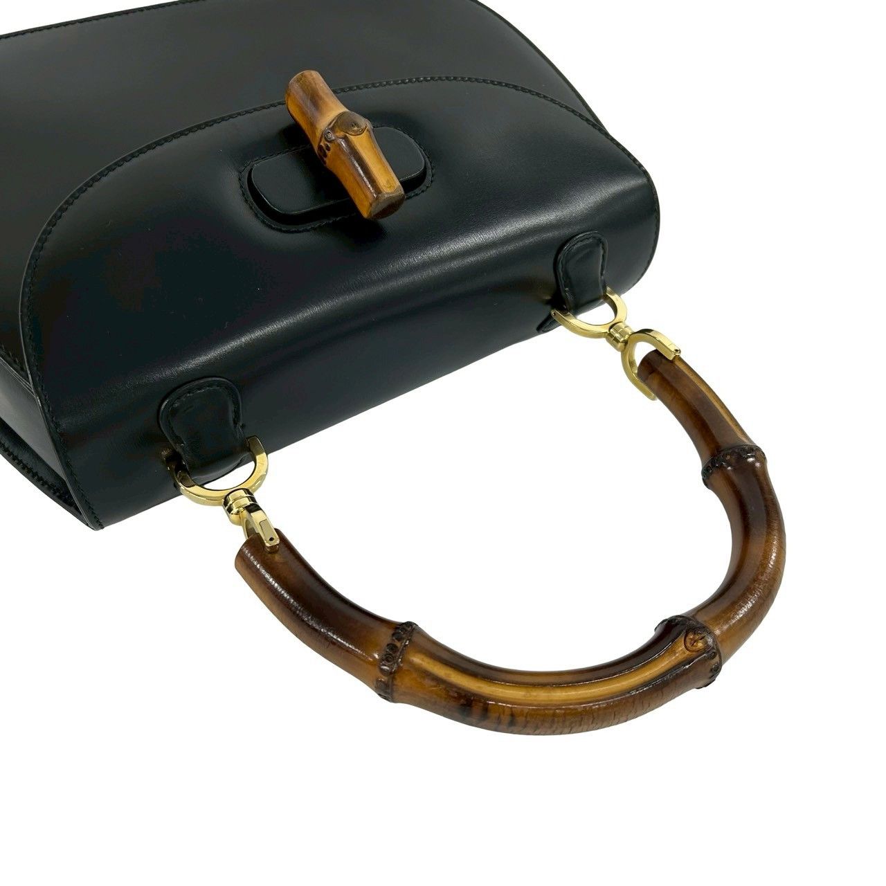 Gucci Gucci Gucci Bamboo Leather 2way Bag Leather Shoulder Bag DUTY FREE for USA Size ONE SIZE - 5 Thumbnail