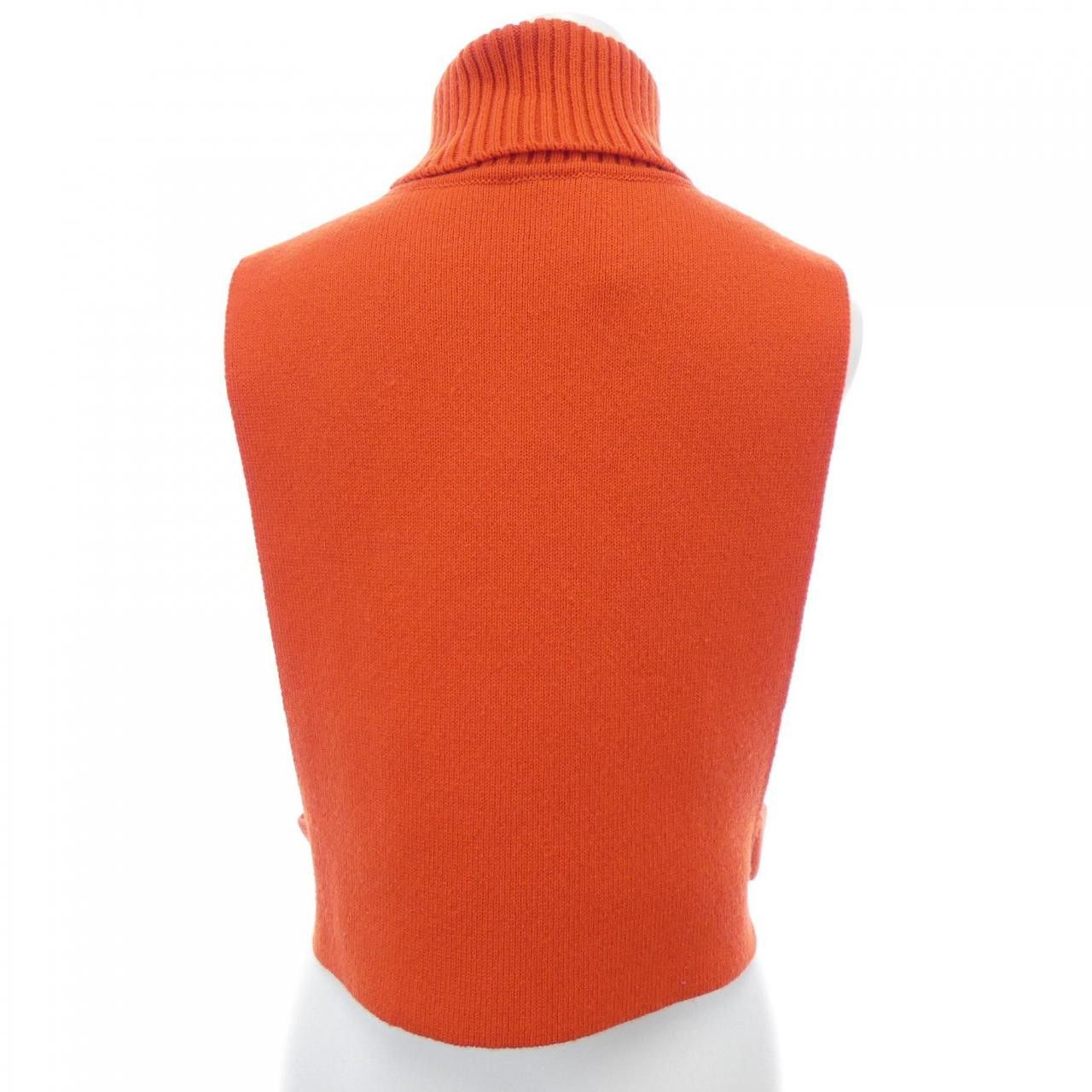 Chanel Chanel Chanel Cashmere Vest Textile Tops P71629K10291 DUTY FREE for USA Size ONE SIZE - 2 Thumbnail