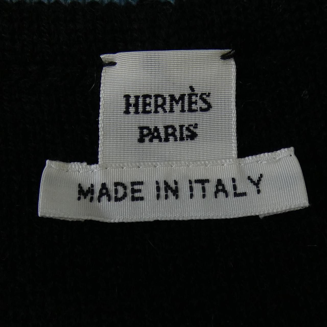 Hermes Hermes Hermes LETTRES EQUESTRES Cashmere Long Cardigan Textile Tops DUTY FREE for USA Size ONE SIZE - 4 Thumbnail