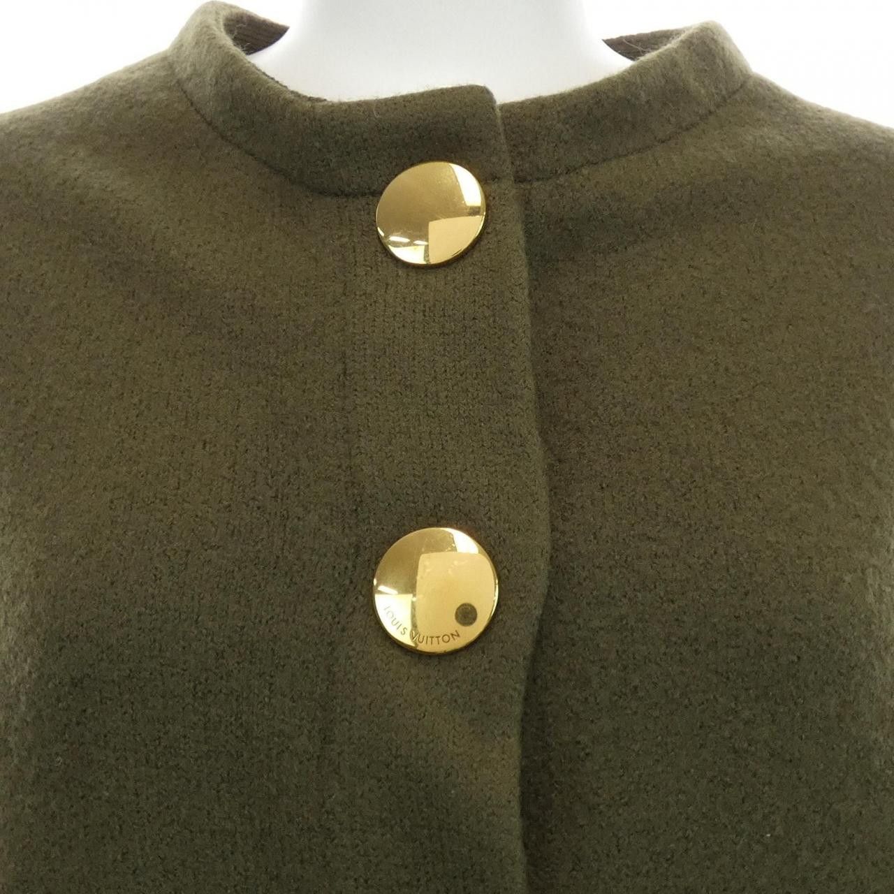 Louis Vuitton Louis Vuitton Louis Vuitton Long Knit Coat Knit Coat Textile Outerwear FPKX14AMO DUTY FREE for USA Size ONE SIZE - 6 Thumbnail