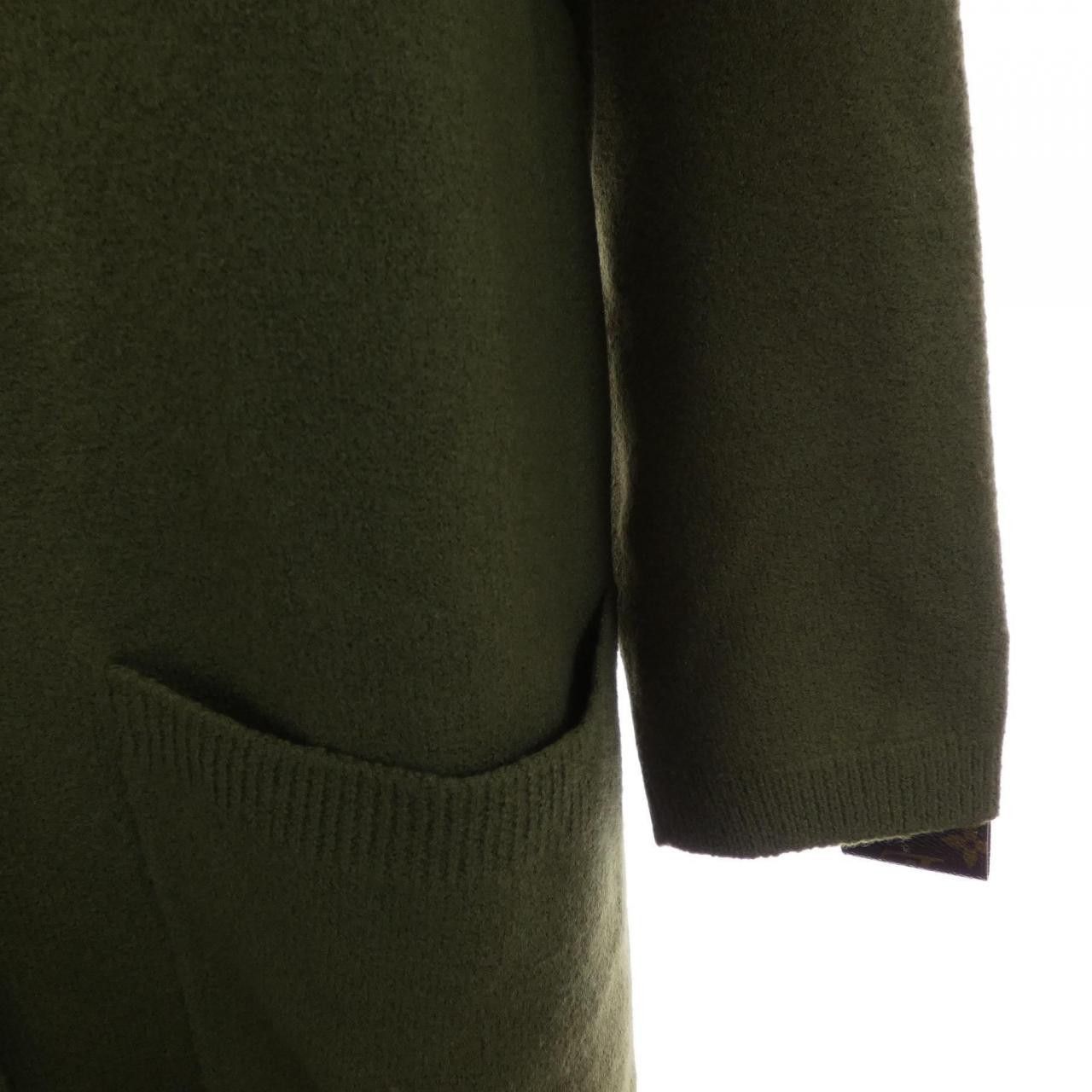 Louis Vuitton Louis Vuitton Louis Vuitton Long Knit Coat Knit Coat Textile Outerwear FPKX14AMO DUTY FREE for USA Size ONE SIZE - 7 Thumbnail