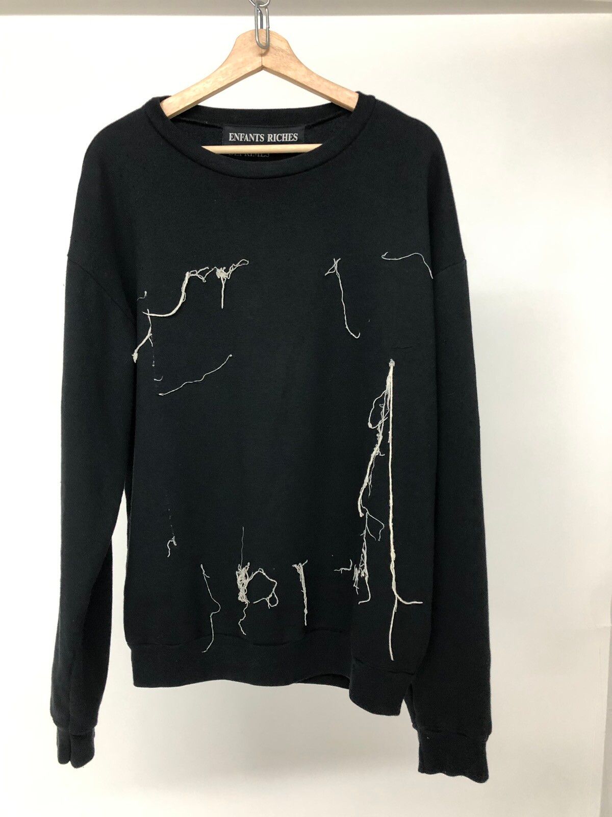 Enfants Riches Deprimes Distressed thread sweater | Grailed