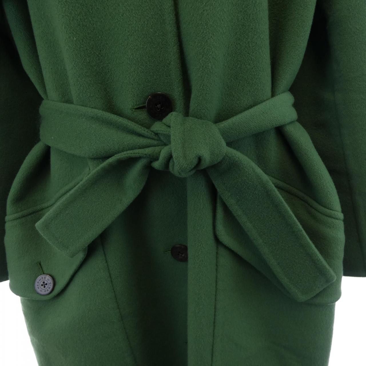 Hermes Hermes Hermes *07-710132 Cashmere Coat Textile Outerwear DUTY FREE for USA Size ONE SIZE - 7 Thumbnail