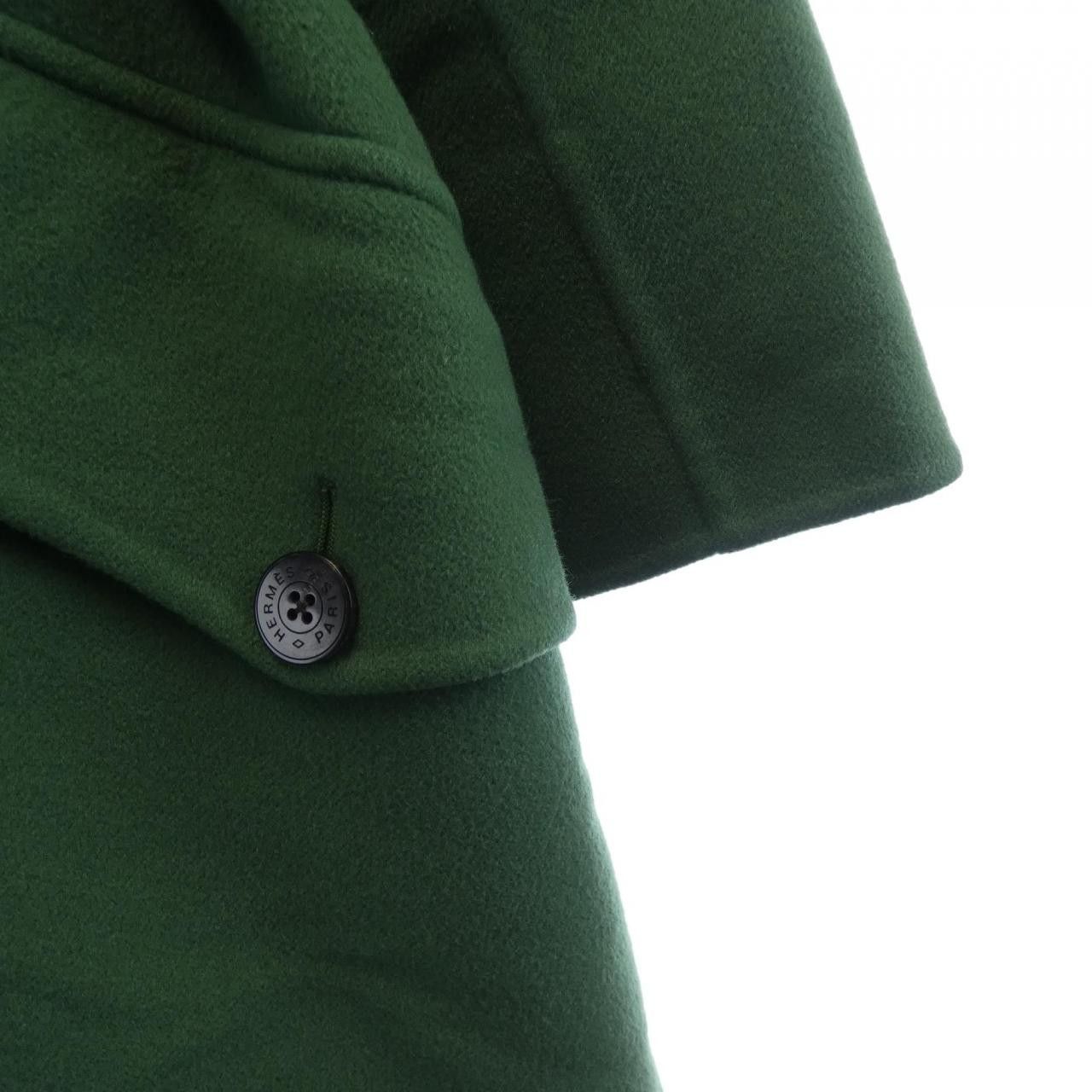 Hermes Hermes Hermes *07-710132 Cashmere Coat Textile Outerwear DUTY FREE for USA Size ONE SIZE - 6 Thumbnail