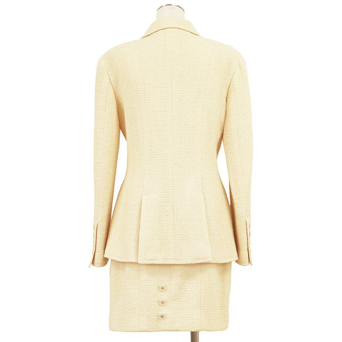 Chanel Chanel Chanel Tweed Jacket Skirt Set Textile Suits 98A P12136 DUTY FREE for USA Size ONE SIZE - 4 Thumbnail