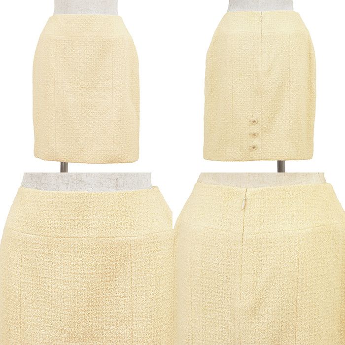 Chanel Chanel Chanel Tweed Jacket Skirt Set Textile Suits 98A P12136 DUTY FREE for USA Size ONE SIZE - 5 Thumbnail
