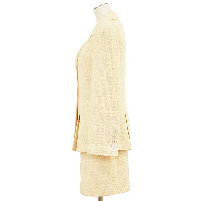 Chanel Chanel Chanel Tweed Jacket Skirt Set Textile Suits 98A P12136 DUTY FREE for USA Size ONE SIZE - 3 Thumbnail