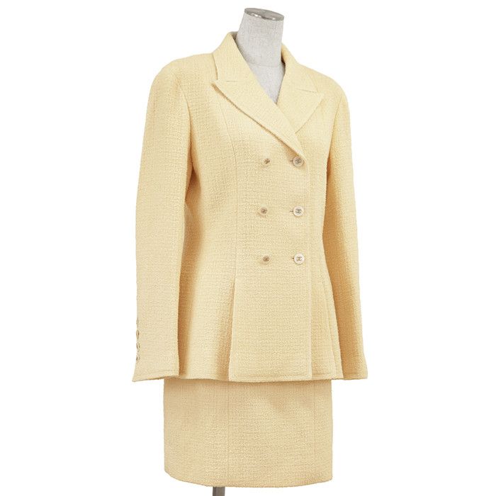 Chanel Chanel Chanel Tweed Jacket Skirt Set Textile Suits 98A P12136 DUTY FREE for USA Size ONE SIZE - 15 Thumbnail