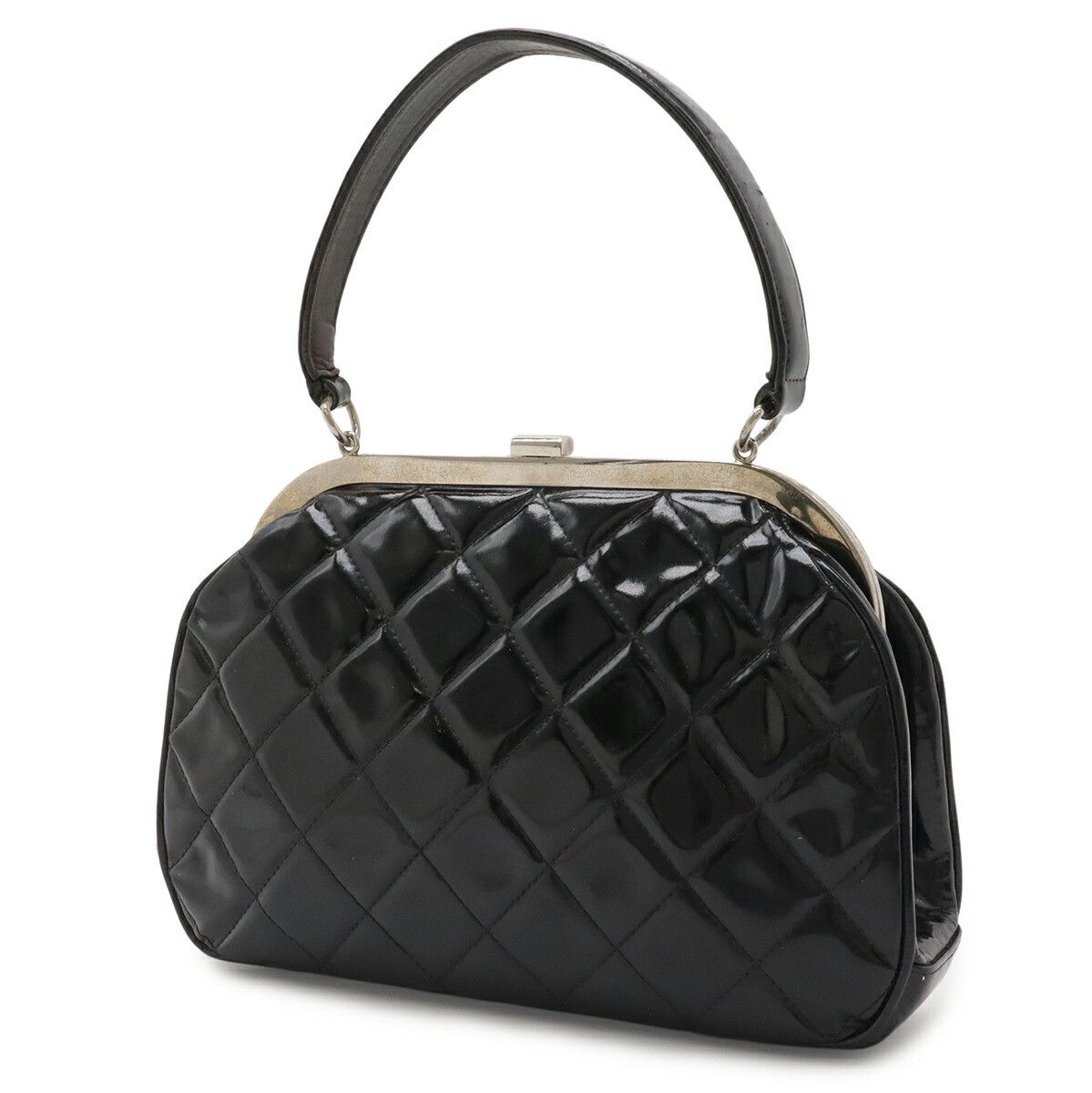 Chanel Chanel Chanel Quilted Patent Leather Handbag Plastic / Synthetic Handbag DUTY FREE for USA Size ONE SIZE - 2 Thumbnail