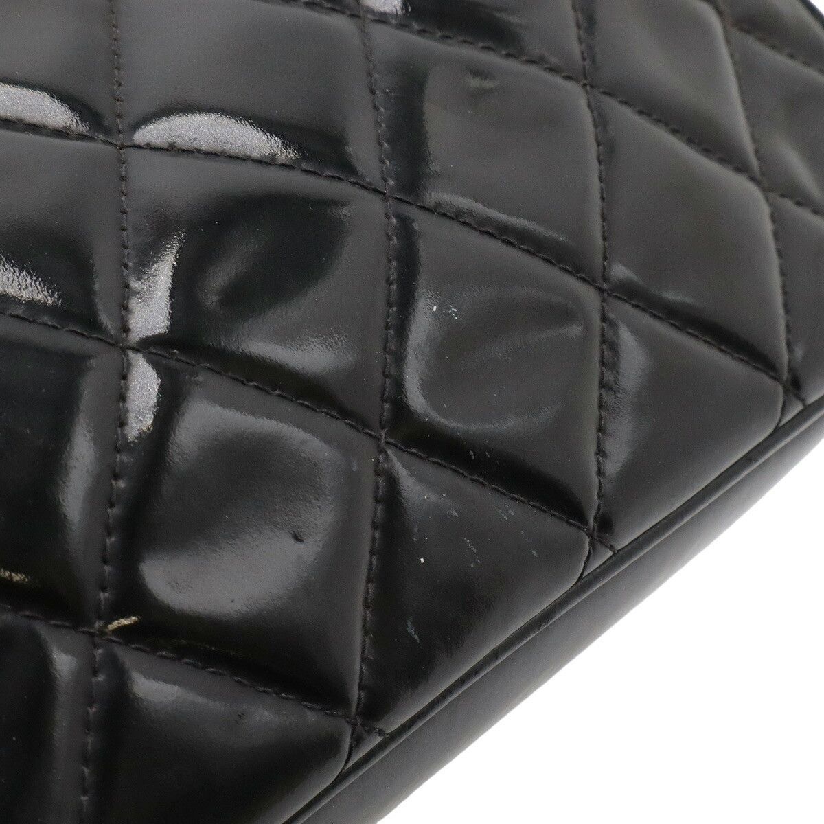 Chanel Chanel Chanel Quilted Patent Leather Handbag Plastic / Synthetic Handbag DUTY FREE for USA Size ONE SIZE - 5 Thumbnail