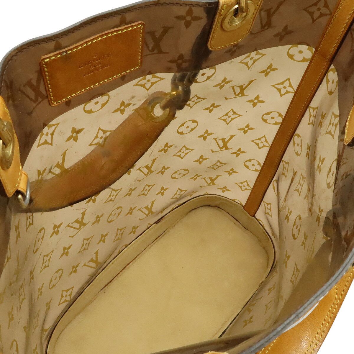 Louis Vuitton Louis Vuitton Louis Vuitton Monogram Vinyl Tote Bag Plastic / Synthetic Tote Bag M92501 DUTY FREE for USA Size ONE SIZE - 8 Thumbnail