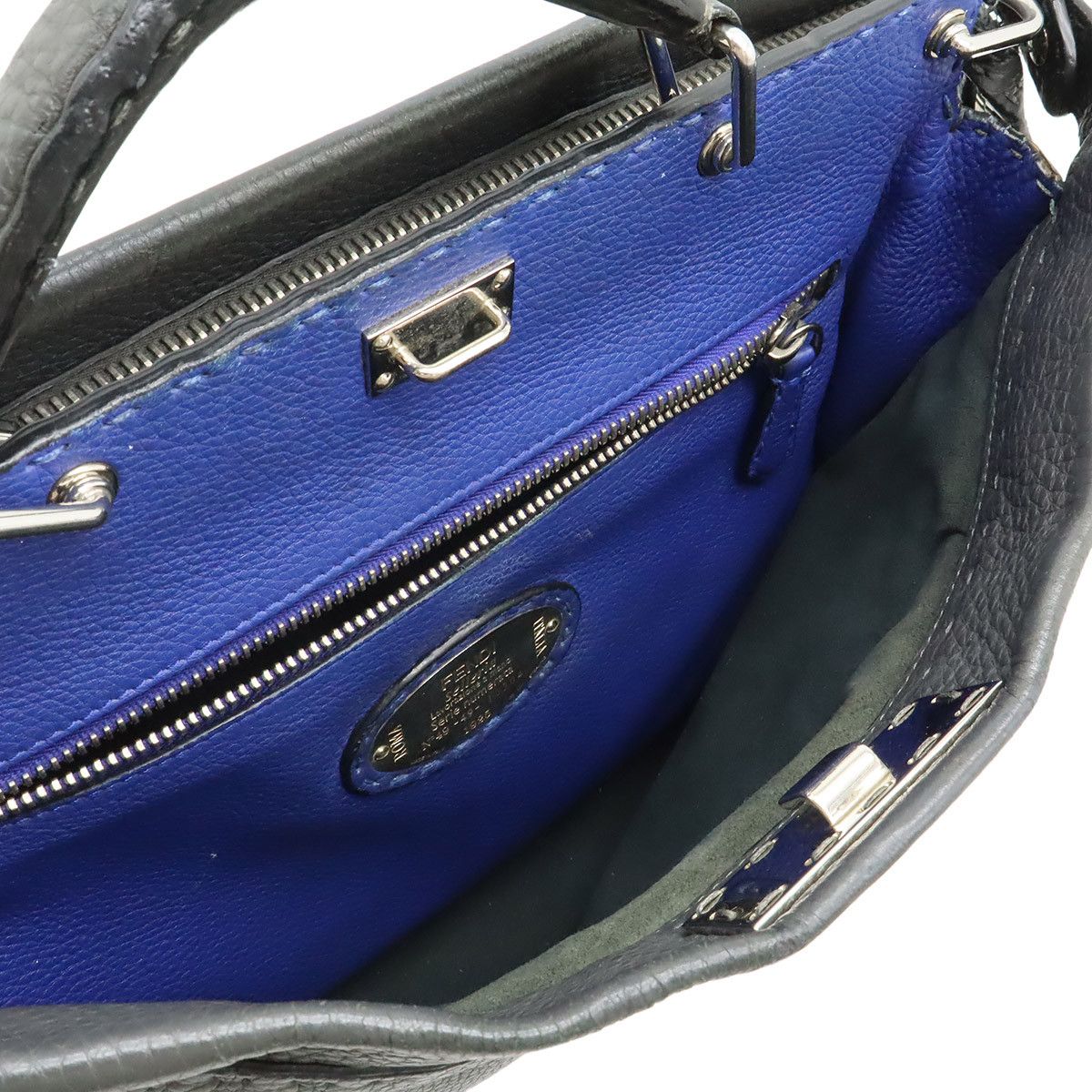 Fendi Fendi Fendi Selleria Leather Briefcase Leather Business Bag 7VA406 DUTY FREE for USA Size ONE SIZE - 5 Thumbnail