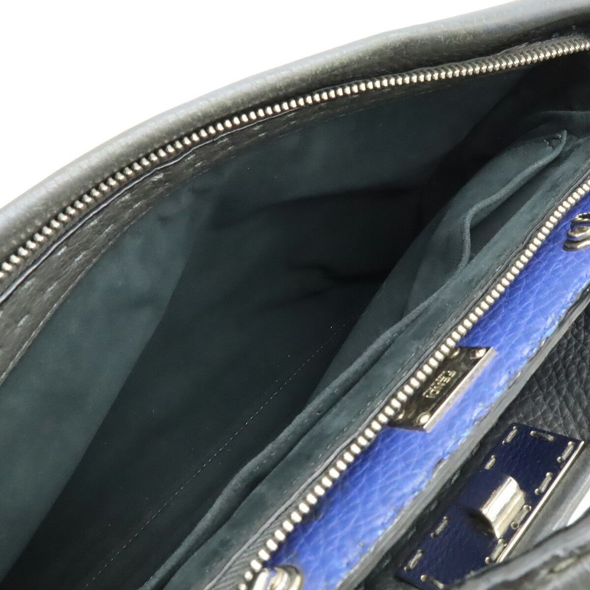 Fendi Fendi Fendi Selleria Leather Briefcase Leather Business Bag 7VA406 DUTY FREE for USA Size ONE SIZE - 6 Thumbnail