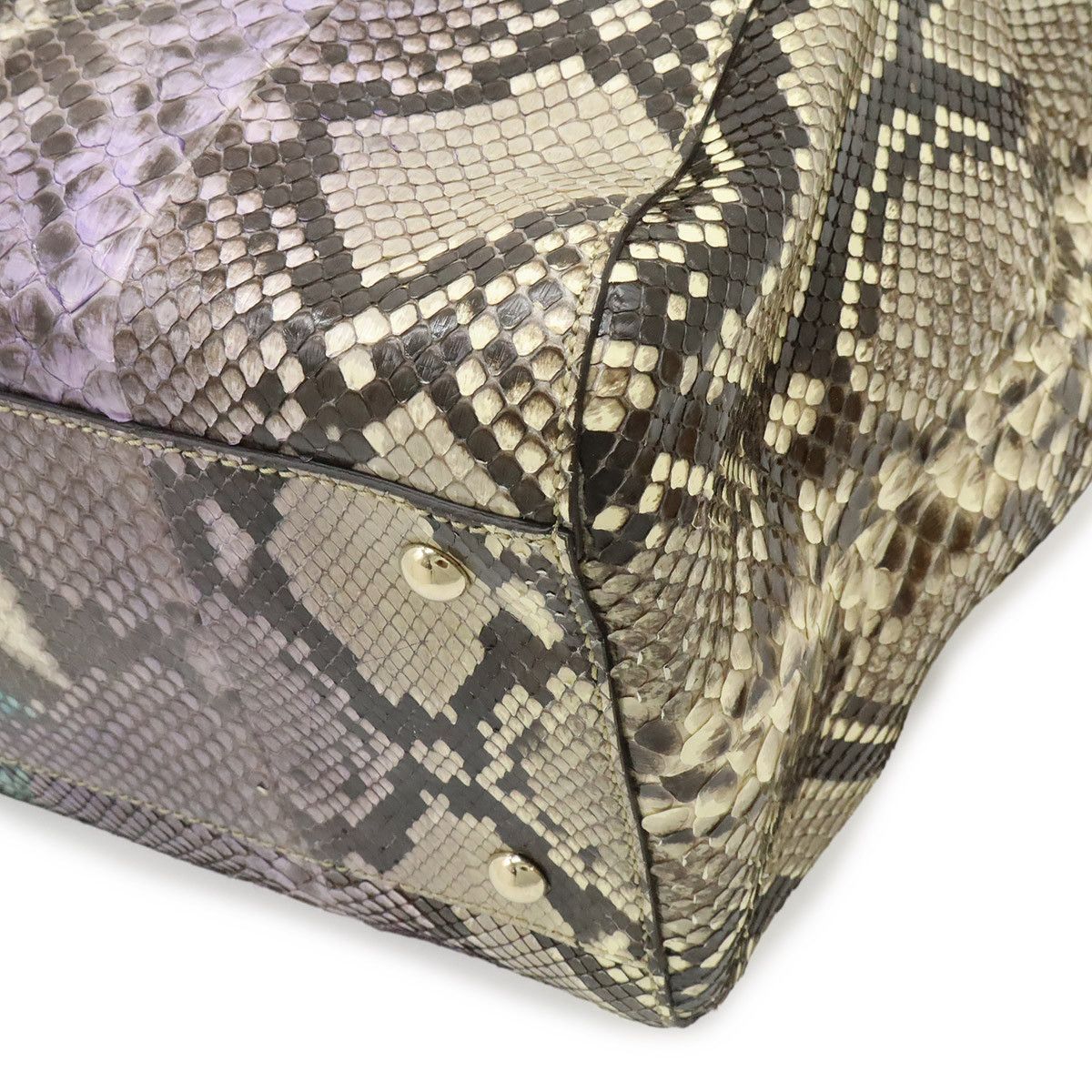 Gucci Gucci Gucci Soho Python Shoulder Bag Leather Tote Bag 282309 DUTY FREE for USA Size ONE SIZE - 3 Thumbnail