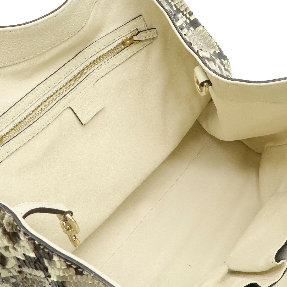Gucci Gucci Gucci Soho Python Shoulder Bag Leather Tote Bag 282309 DUTY FREE for USA Size ONE SIZE - 5 Thumbnail