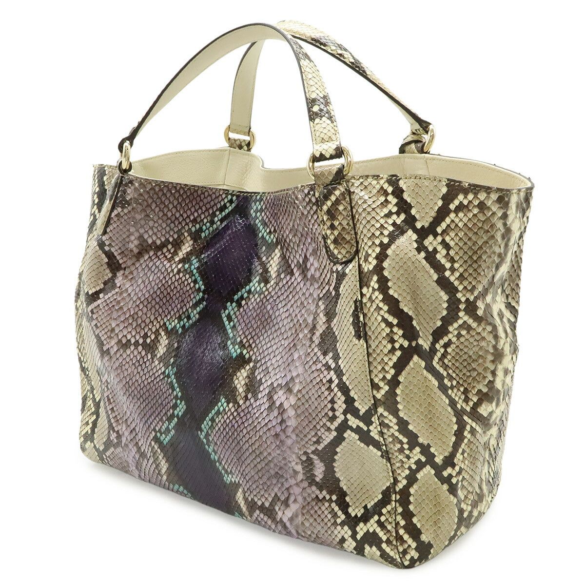 Gucci Gucci Gucci Soho Python Shoulder Bag Leather Tote Bag 282309 DUTY FREE for USA Size ONE SIZE - 2 Thumbnail