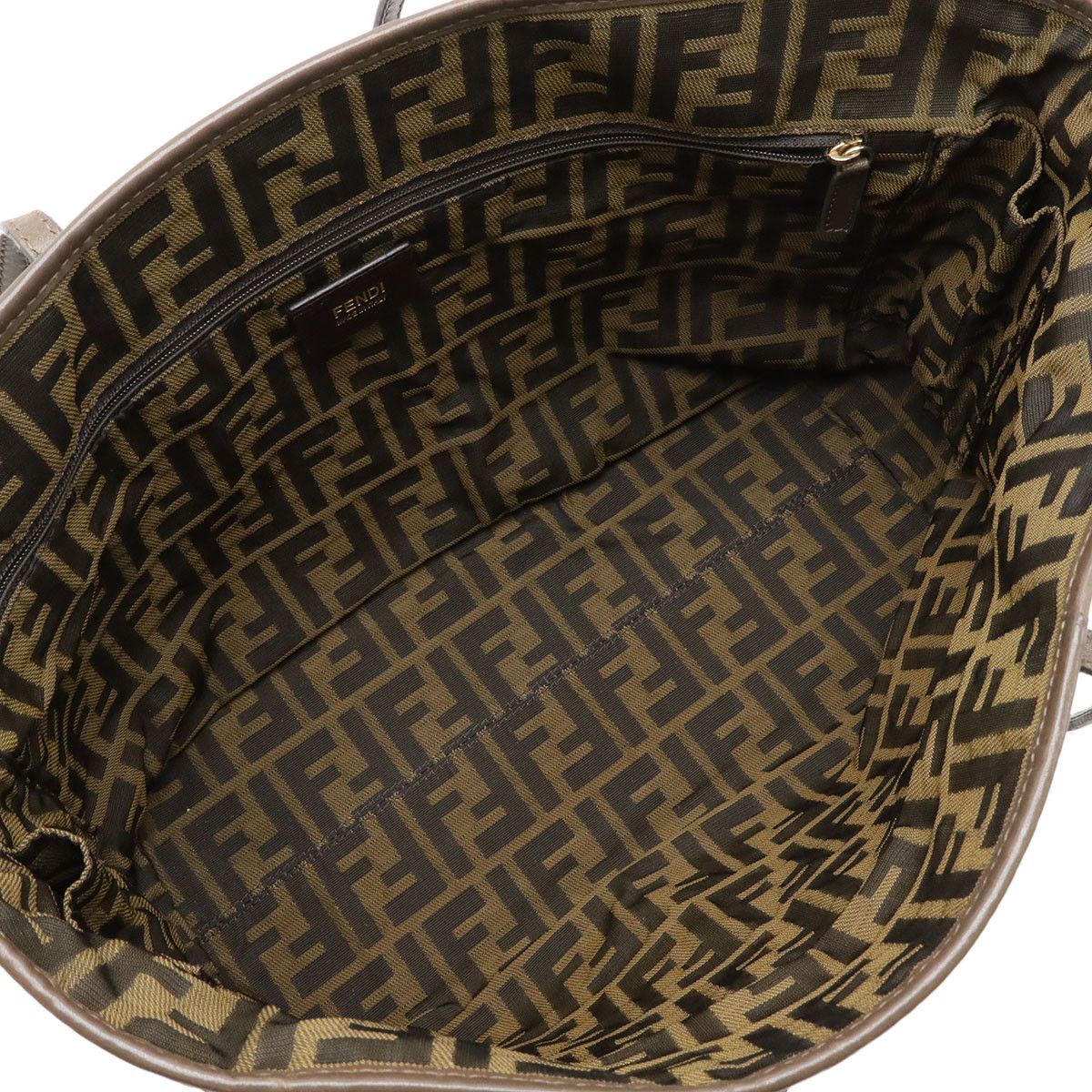 Fendi Fendi Fendi Woven Leather Tote Bag Leather Shoulder Bag 8BH192 DUTY FREE for USA Size ONE SIZE - 6 Thumbnail