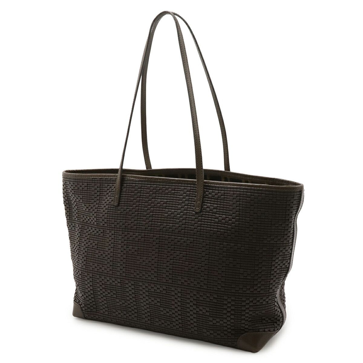 Fendi Fendi Fendi Woven Leather Tote Bag Leather Shoulder Bag 8BH192 DUTY FREE for USA Size ONE SIZE - 2 Thumbnail