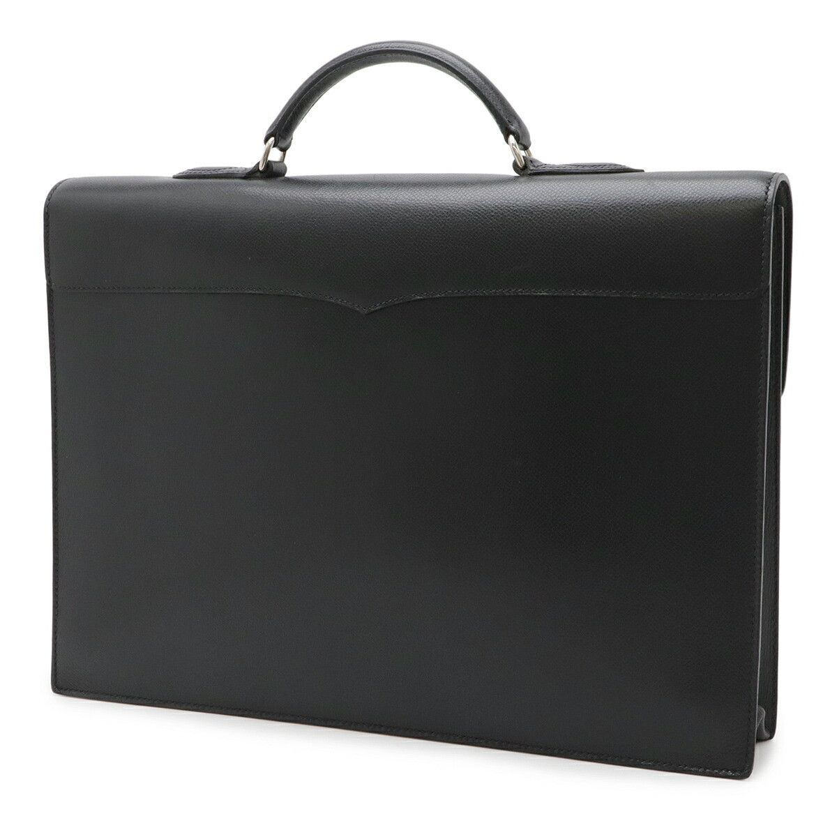 Hermes Hermes Hermes Teril Leather Briefcase Leather Business Bag Stamp H (2004) DUTY FREE for USA Size ONE SIZE - 2 Thumbnail