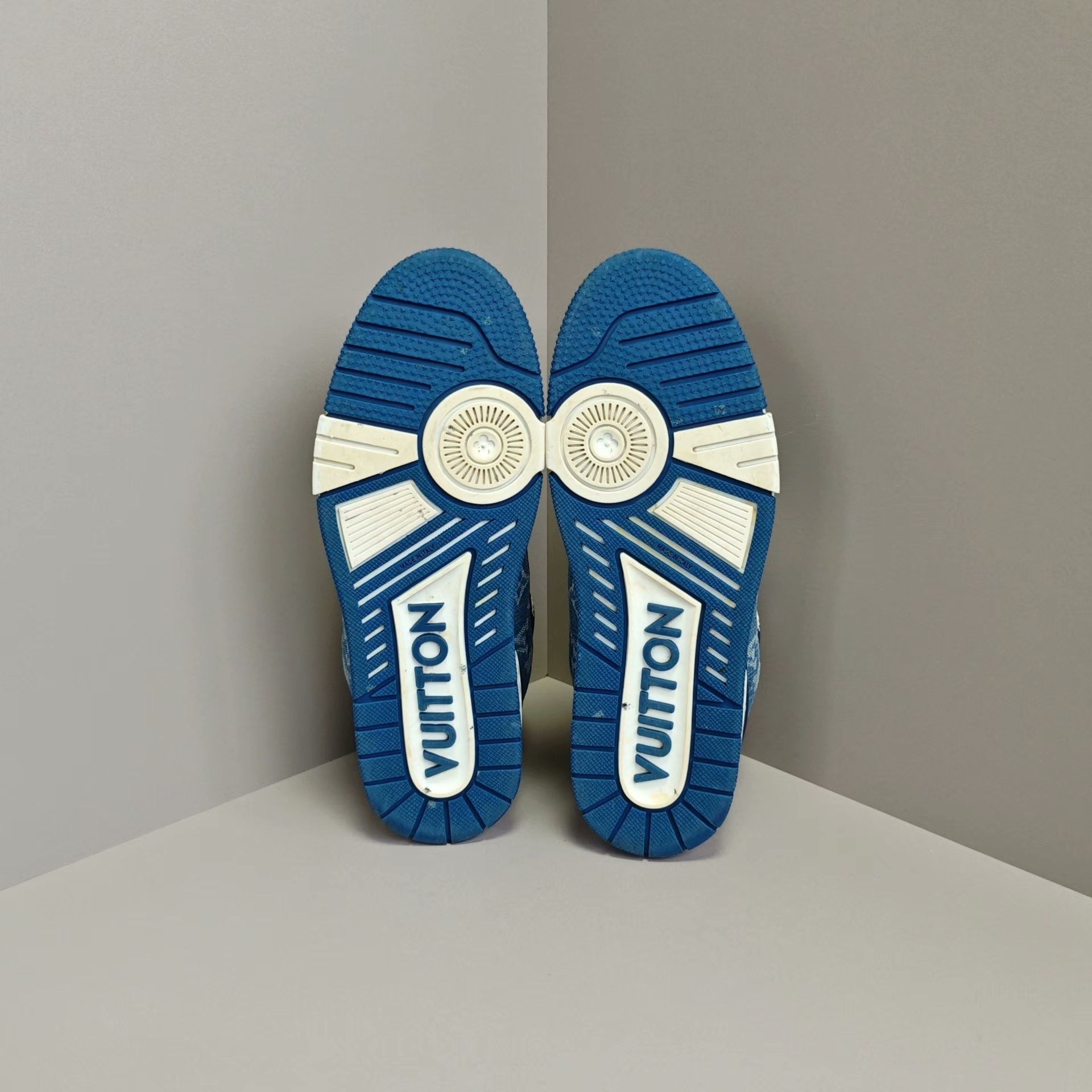 Louis Vuitton Louis Vuitton Training Denim Blue Lowtop Sneakers 8 Men Size US 8 / EU 41 - 5 Thumbnail