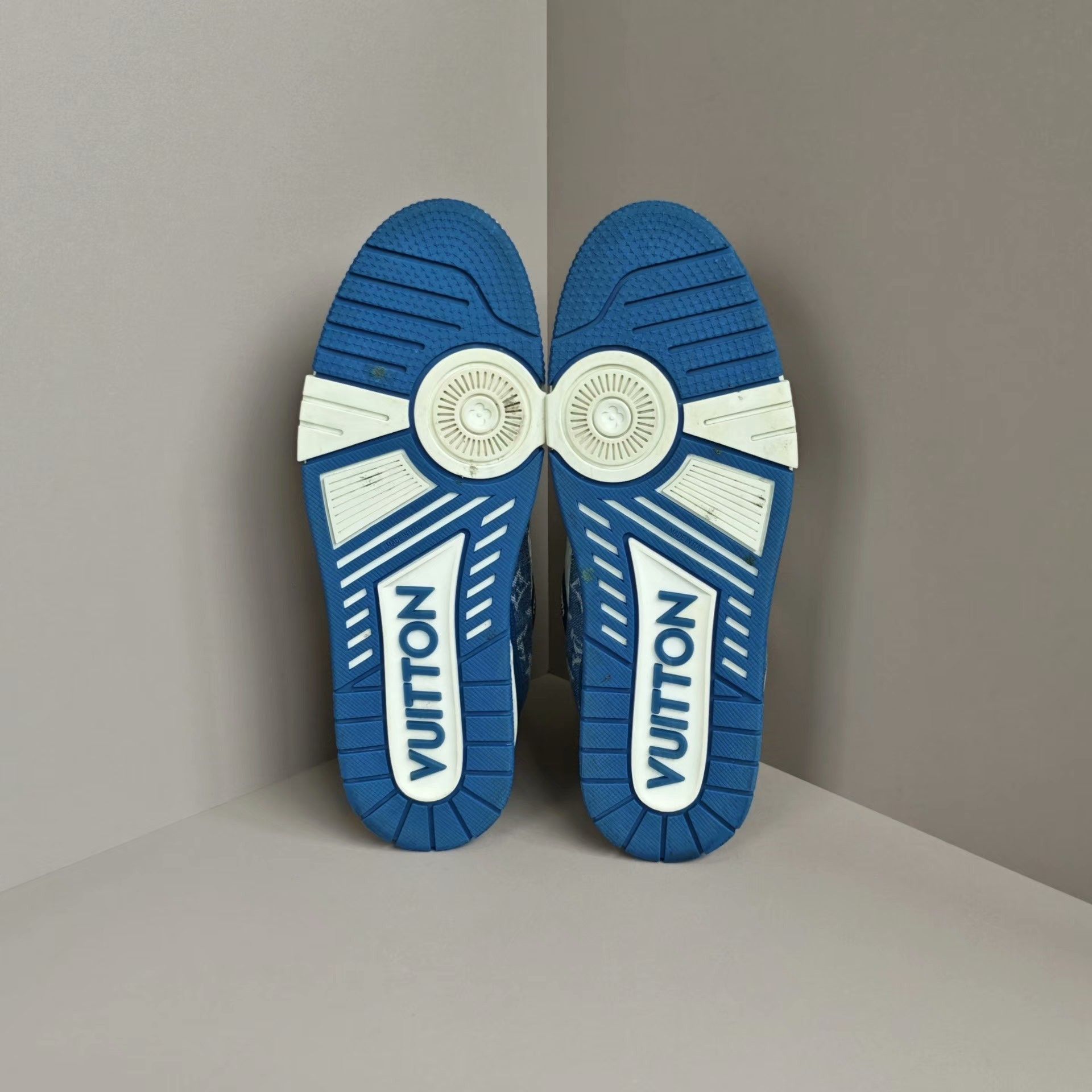 Louis Vuitton Louis Vuitton Training Denim Blue Lowtop Sneakers 10 Men Size US 10 / EU 43 - 5 Thumbnail