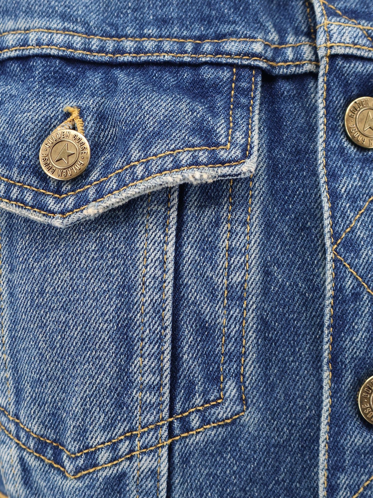 Golden Goose Slim Fit Denim Jacket Size M / US 6-8 / IT 42-44 - 3 Thumbnail