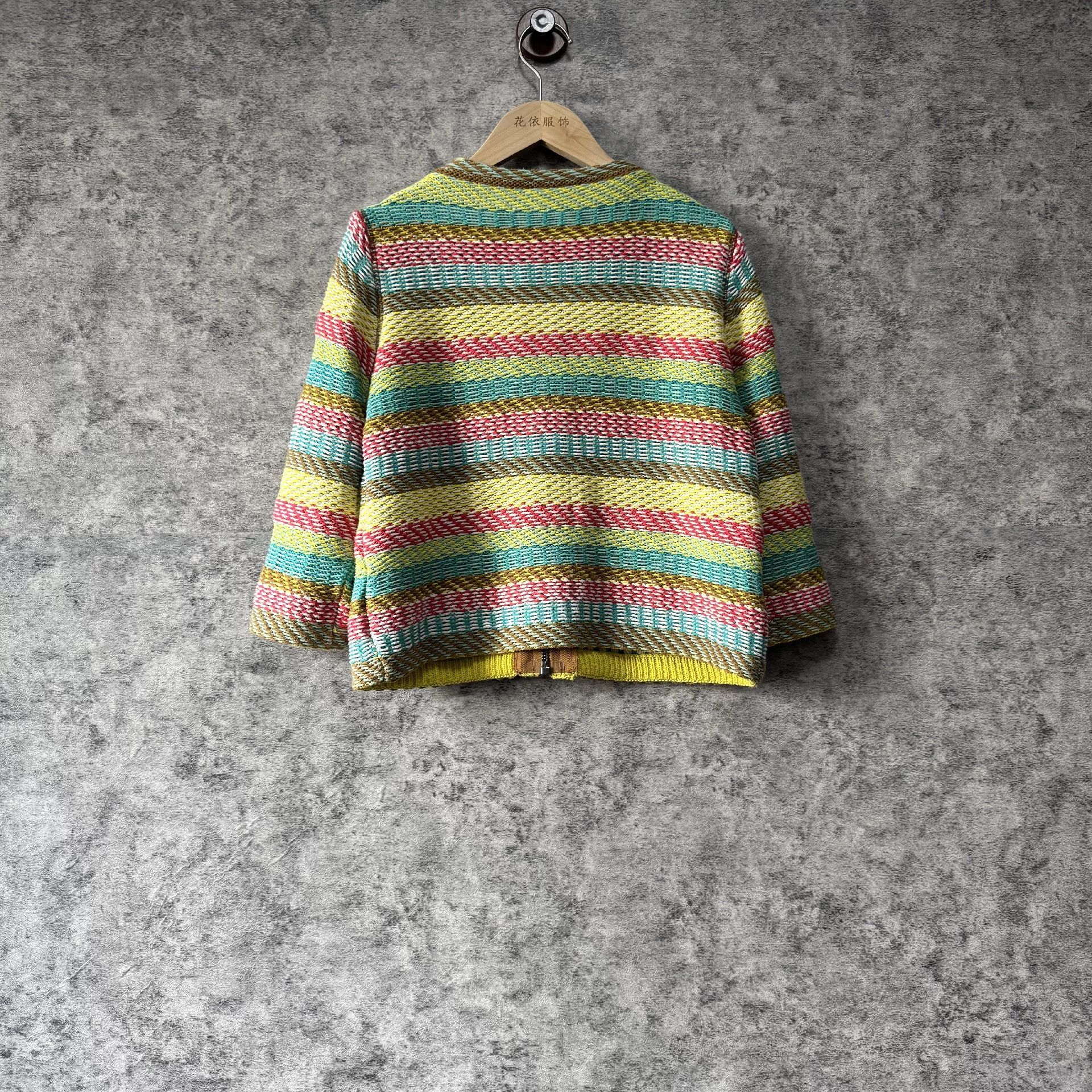 Max Mara Max Mara Knit Striped Multi Jacket S Women Size S / US 4 / IT 40 - 2 Thumbnail