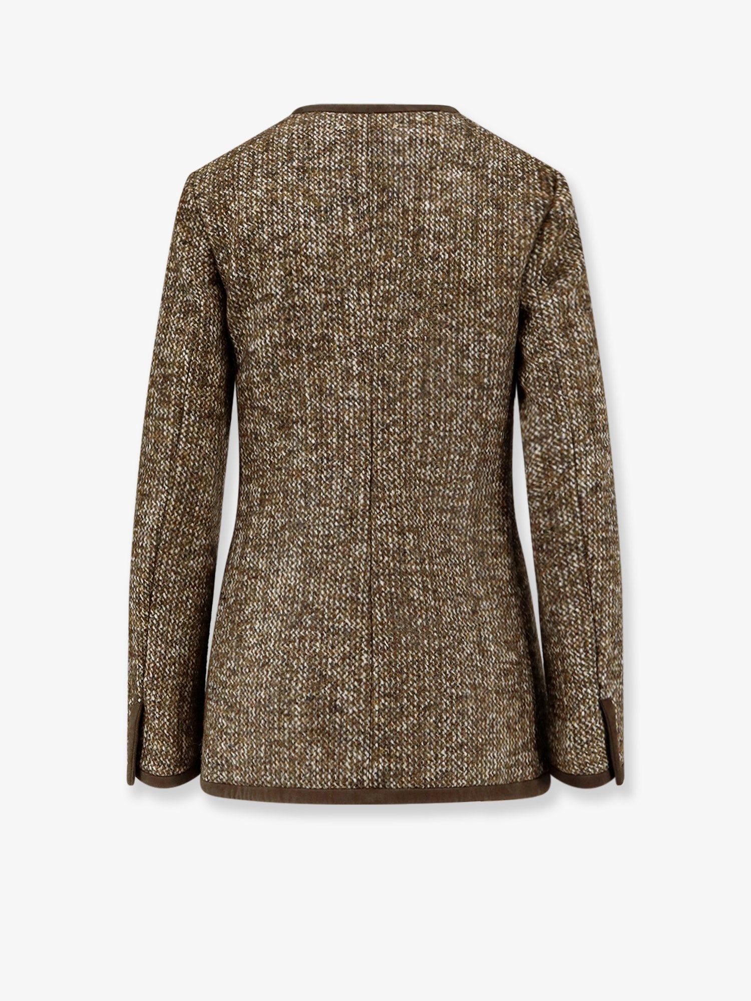 Golden Goose Boxy Fit Wool Blend Blazer Size M / US 6-8 / IT 42-44 - 2 Thumbnail