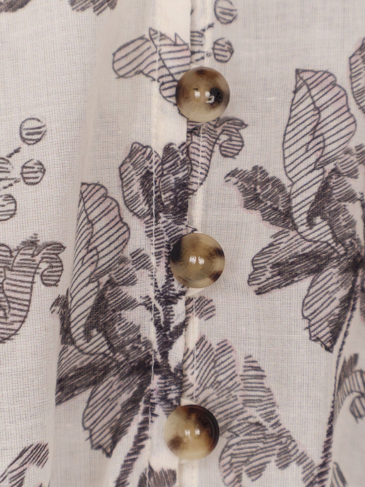 Golden Goose Short Cotton Dress With Floral Pattern Size M / US 6-8 / IT 42-44 - 3 Thumbnail