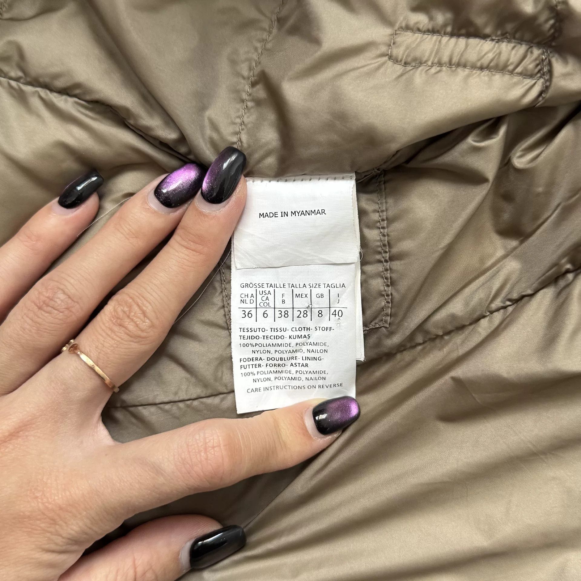 Max Mara Max Mara Down Down Jacket it_40 Women Size S / US 4 / IT 40 - 4 Thumbnail