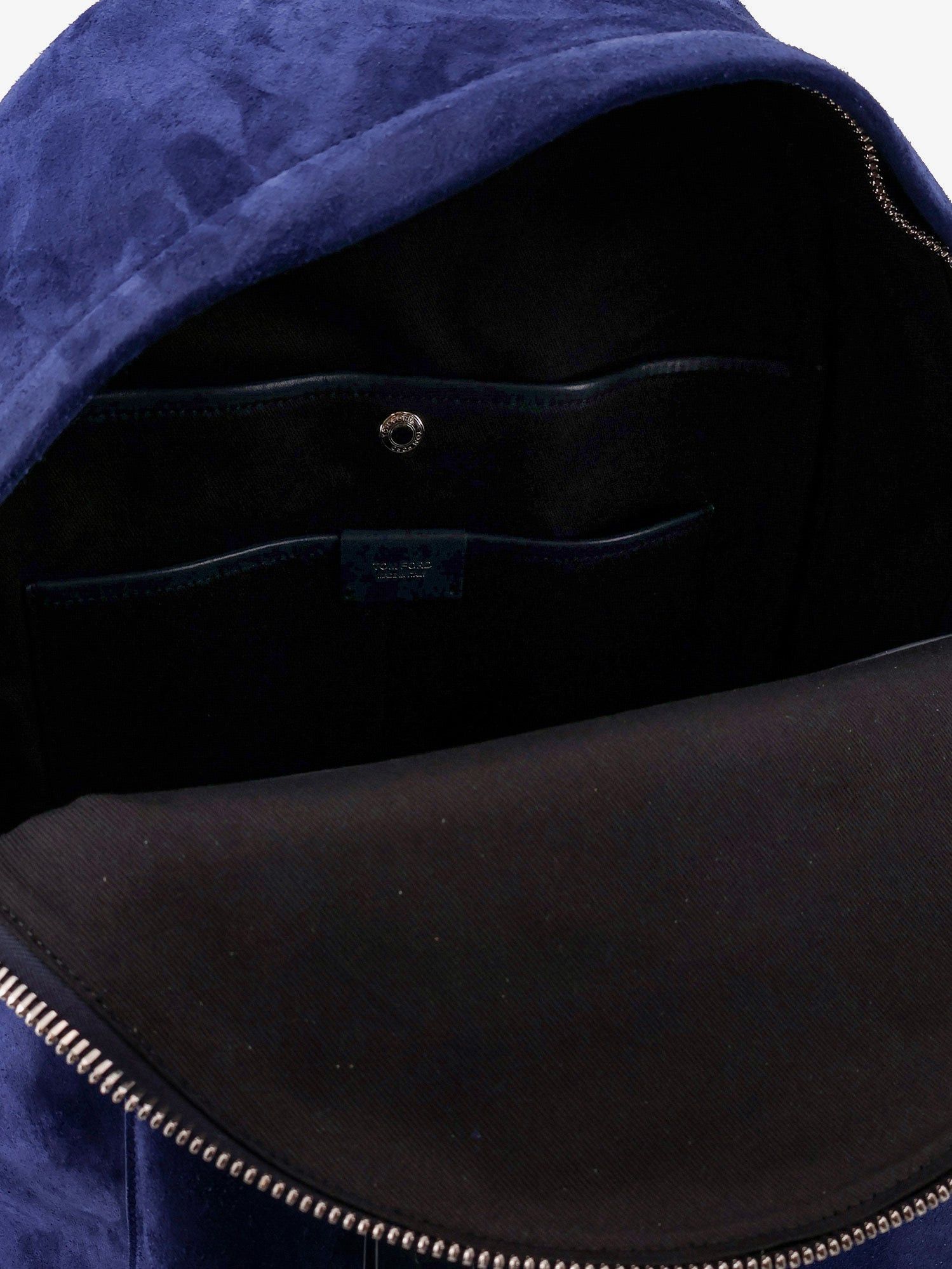 Tom Ford Suede Backpack With Maxi Zip On The Front Size ONE SIZE - 4 Thumbnail